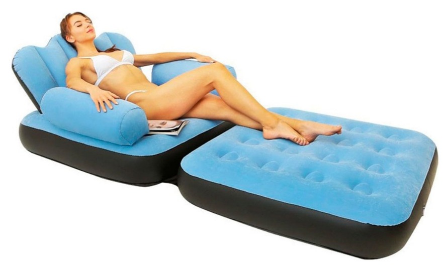 Miniatura 2 de SILLON PUFF INFLABLE 2 EN 1
